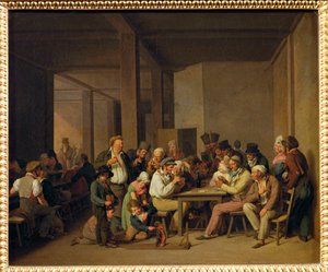 Scena kabaretowa - sceny w tawernie ... autorstwa Louis Leopold Boilly