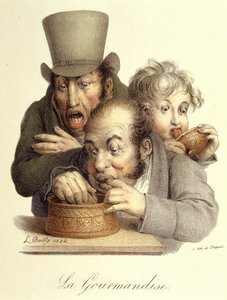 Siedem grzechów głównych: Gourmandise autorstwa Boilly autorstwa Louis Leopold Boilly