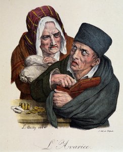 Siedem grzechów głównych: Chciwość Boilly autorstwa Louis Leopold Boilly