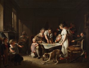 Czytanie Biuletynu Wielkiej Armii autorstwa Louis Leopold Boilly