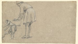Studia postaci (verso) autorstwa Louis Licherie de Beurie