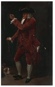 Dżentelmen z psem autorstwa Louis Leopold Boilly
