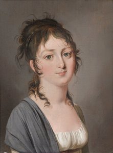 Louis-Léopold Boilly - Portret hrabiny François de Sainte-Aldegonden autorstwa Louis Leopold Boilly