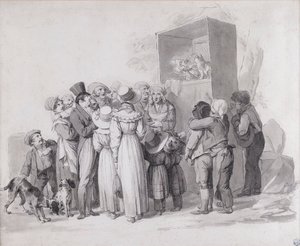 Louis-Léopold Boilly - Biedny kot (szkic) autorstwa Louis Leopold Boilly