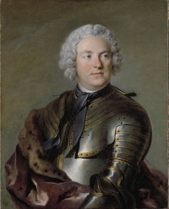Charles Gustave de Tessin, szwedzki arystokrata i polityk - Portret Carla Gustafa Tessina (1695-1770), autorstwa Tocque, Louisa (1696-1772). olej na płótnie autorstwa Louis Tocqué