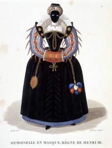 Portret Matki Boskiej w Masce, II poł. XVI w. W „”francuskiej galerii znanych kobiet””