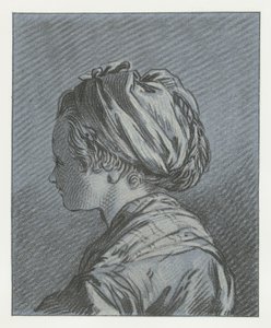 Portret służącej księstwa moskiewskiego Tête de sługa Moscovite autorstwa Louis Marin Bonnet