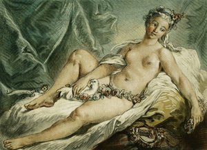 Przebudzenie Wenus według F. Bouchera; Przebudzenie Wenus według F. Bouchera, 1769 autorstwa Louis Marin Bonnet