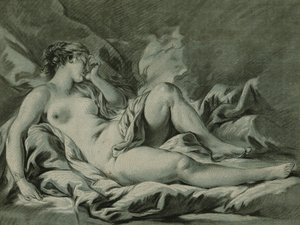 Śpiąca Wenus, według Francois Bouchera; Sen Wenus, według Francois Bouchera, 1771 autorstwa Louis Marin Bonnet