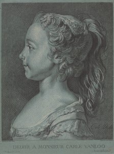 Marie-Rosalie Vanloo autorstwa Louis Marin Bonnet after Carle Van Loo