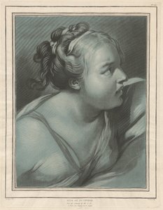 Tête de Putiphar (Głowa żony Potyfara) autorstwa Louis Marin Bonnet, after Jean Baptiste Deshays