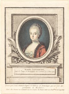 Maria Antonina, Dauphine autorstwa Louis Marin Bonnet after Joseph Kranzinger