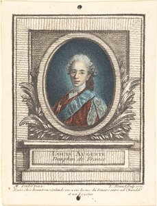 Louis-Auguste, Delfin Francji autorstwa Louis Marin Bonnet after Louis Michel Van Loo