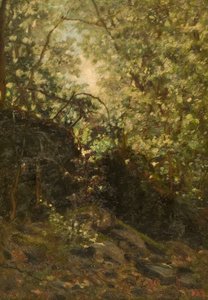 Noc przez las, 1889. autorstwa Louis Michel Eilshemius