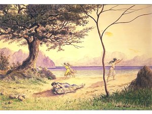 Ratunek, c. 1900. autorstwa Louis Michel Eilshemius