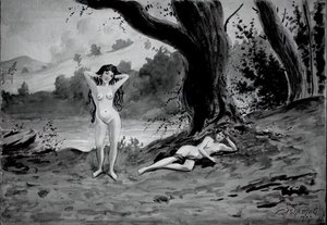 Dwa akty, 1900.