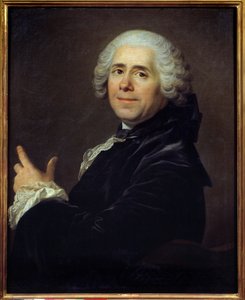 Portret Pierre Carlet de Chamblain de Marivaux (1688 - 1763) dit Marivaux, francuski pisarz - Obraz Louis Michel Van Loo (1707 - 1771) autorstwa Louis Michel van Loo