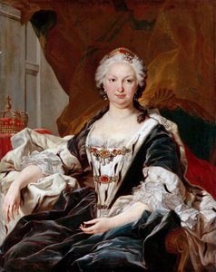 Elisabeth Farnese 1692-1766, królowa Hiszpanii autorstwa Louis Michel van Loo