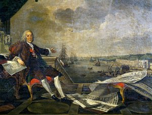 Portret Sebastiao Jose de Carvalho e Melo autorstwa Louis Michel van and Vernet Claude Joseph Loo