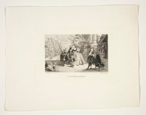 Oddany pocałunek autorstwa Louis Monzies
