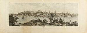 Panoramiczny widok na Kasan, 1767