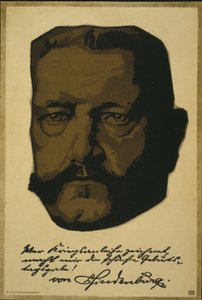 Portret generała feldmarszałka Paula von Hindenburg