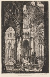 Katedra w Reims, Południowa Transept autorstwa Louis Orr