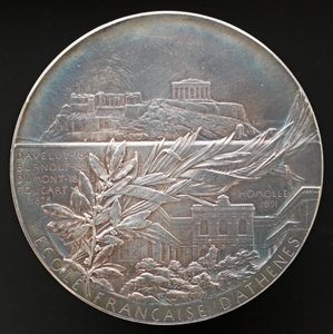 Francuska Szkoła Ateńska [rewers], 1898.