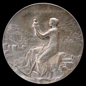Medal na pięćdziesiątą rocznicę Szkoły Francuskiej w Atenach [awers], 1898.