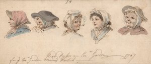 Toucados em polonês Covent Garden autorstwa Louis Philippe Boitard