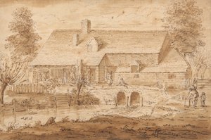 Widok w pobliżu Aldenham, Herts autorstwa Louis Philippe Boitard