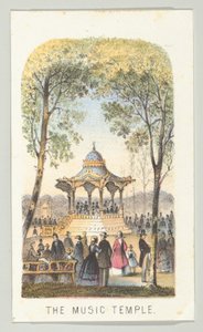 Świątynia Muzyki, z serii Widoki w Central Parku, Nowy Jork, część 2, 1864.
