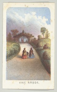 Vine Arbor, z serii Widoki w Central Parku, Nowy Jork, część 3, 1864.