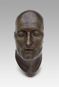 Maska pośmiertna Napoleona, model 1821, odlew 1833 autorstwa Louis Richard