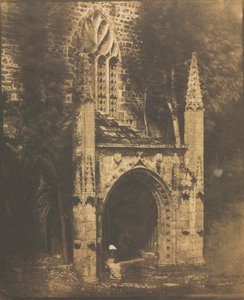 Fontanna Notre-Dame w Saint-Brieuc, Bretania, około. 1853.