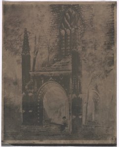 Fontanna Notre Dame w Saint-Brieuc, Bretania, około. 1853.