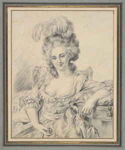 Portret damy, studium przygotowawcze do obrazu