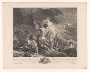 Wenus i Vulcanus Les Forges de Vulcain (tytuł na obiekcie) autorstwa Louis Simon Lempereur