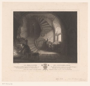filozof kontemplacyjny La philosophe en contemplation (tytuł na przedmiocie)