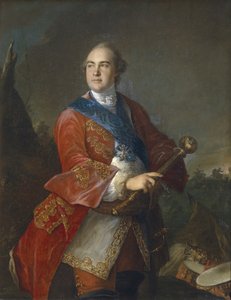 Portret hrabiego Cyryla Razumowskiego 1728-1803, ostatniego hetmana Ukrainy, 1758
