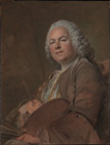 Portret Jean-Marc Nattier autorstwa Louis Tocqué