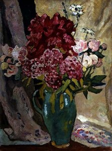 Duży bukiet kwiatów autorstwa Louis Valtat