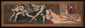 Studia po Wenus z Urbino Tycjana i Wyścig Atalanty Guido Reniego, stworzone podczas wystawy "Sztuka włoska" w Petit Palais. autorstwa Louis Valtat