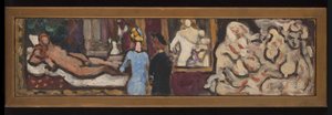 Studia według Wenus z Urbino i Flory Tycjana, wykonane podczas wystawy "Sztuka włoska" w Petit Palais, wiosna-lato 1935 (olej na tekturze) autorstwa Louis Valtat