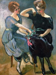Dwie siostry, ok. 1912 r. (olej na płótnie) autorstwa Louis Valtat