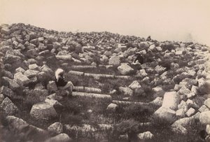 Ruiny w pobliżu Bejrutu, Liban autorstwa Louis Vignes