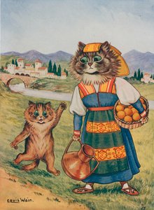 Proszę, chcę pomarańczę autorstwa Louis Wain