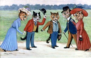 Promenadzące Koty autorstwa Louis Wain