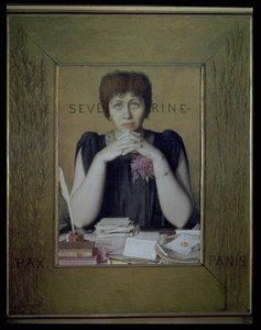 Portret Severine (Caroline Remy) (1855-1929)