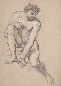 Studium aktu męskiego autorstwa Louis de Boullogne the Younger